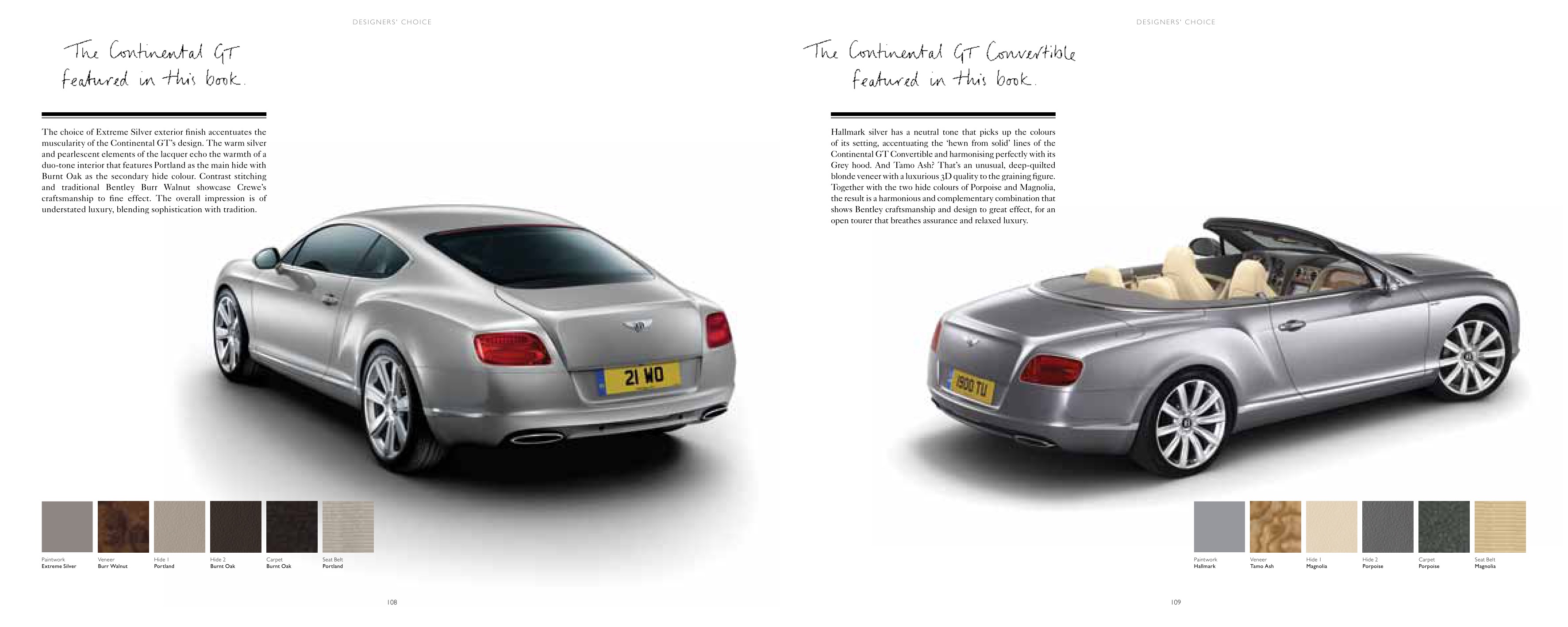2013 Bentley Continental GT Brochure Page 33